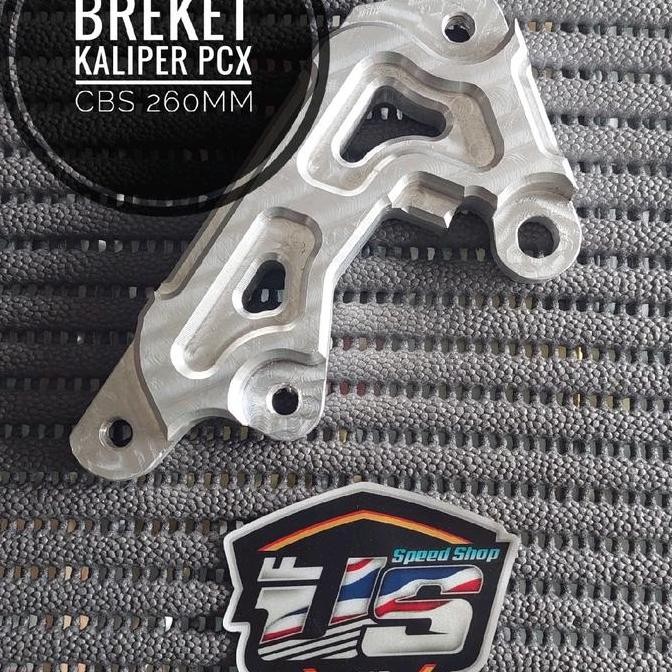 breket kaliper pcx cbs disk 260mm