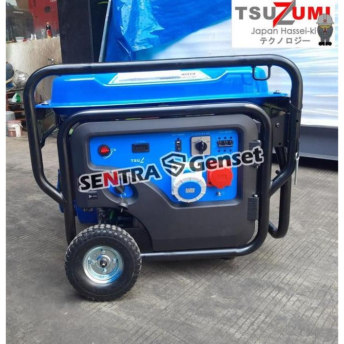 

Terlaris Genset 12 Kva 10000 Watt Dual Voltage Tsuzumi Tg 12000 Rdv-Japan Tech