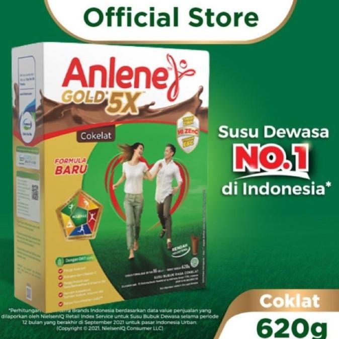 

(Expert) !!Anlene Gold 5X Susu Bubuk Dewasa Vanila 620g/600g - Nutrisi Tinggi Kalsium Untuk Tulang, Sendi, dan Otot