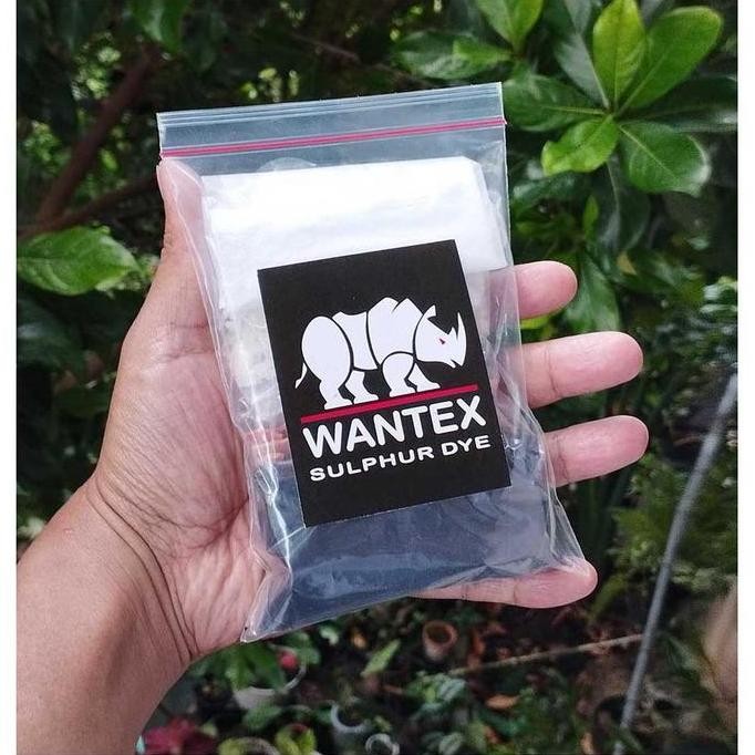 ready Wantex pewarna pakaian Hitam pekat Wantex hitam cap badak berat total