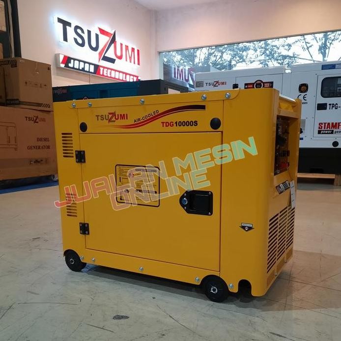 

Terlaris Genset Silent 9Kva 7500 Watt Automatic Tsuzumi Tdg10000S