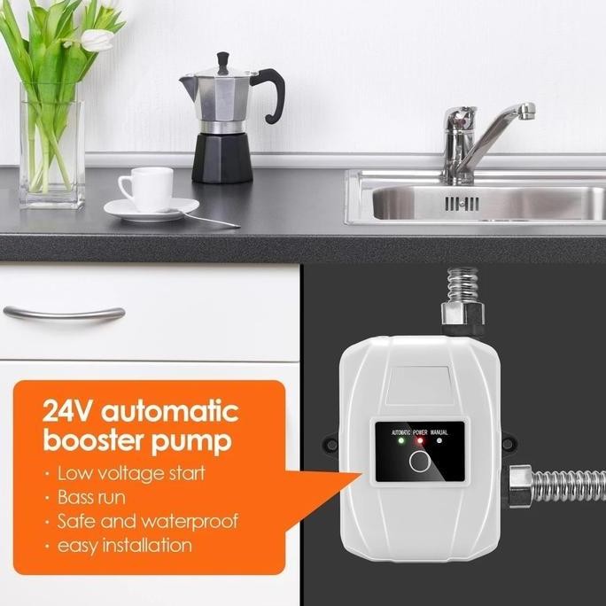 Promo Reaim Pompa Booster, Pendorong Air, Booster Pump Otomatis 120W, 22L/Min, Mesin Pendorong Air, 