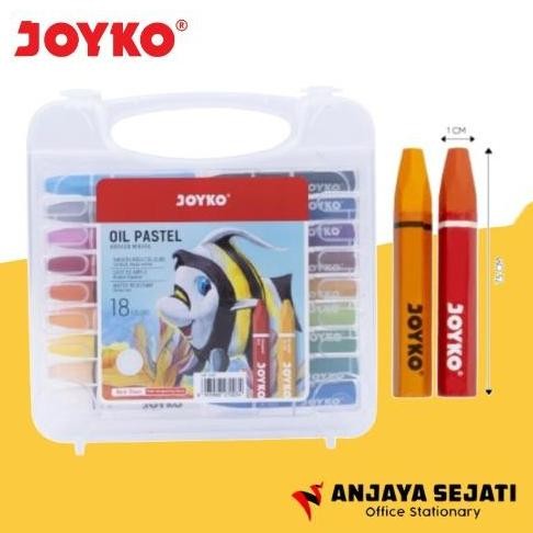 

ready Crayon Joyko | Oil Pastel 18 Warna