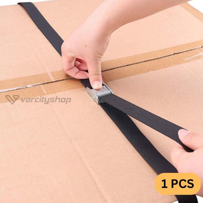 

Terlaris S225 Tali Strap Pengikat Barang Cargo Belt 2 Meter X 2.5 Cm Tali Pengikat Barang
