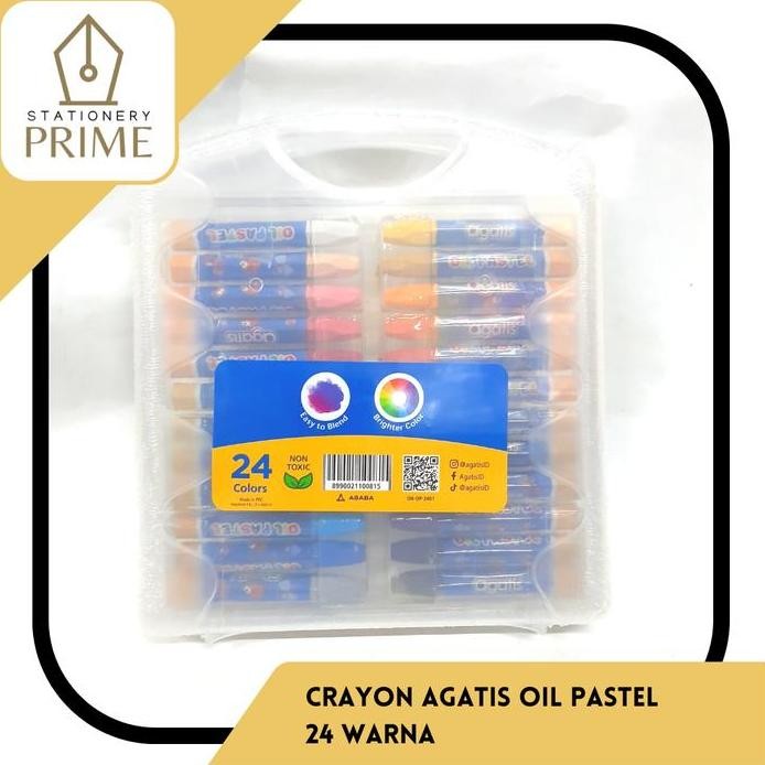 

ready Crayon Agatis Oil Pastel 24 Warna