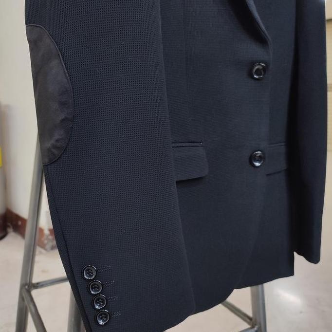 Blazer pria casual big size hitam blazer pria import murah