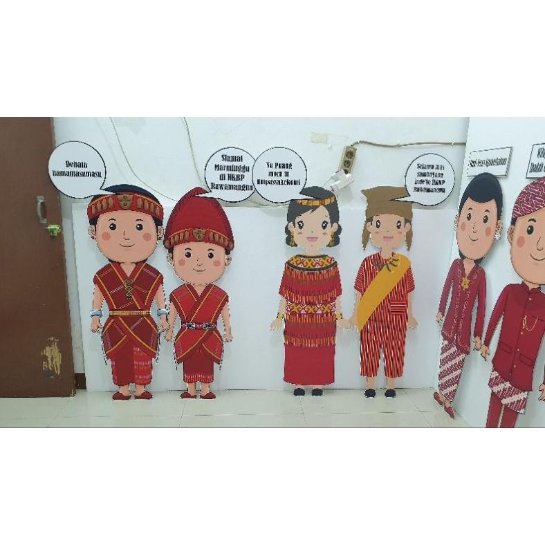 marr beli 2 gratis 2 80cm standing karakter custom ulang tahun / dekorasi ulang tahun custom / stand