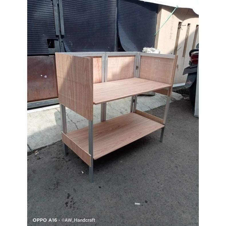 sele meja lipat-meja kompor-tempat kompor-untuk jualan