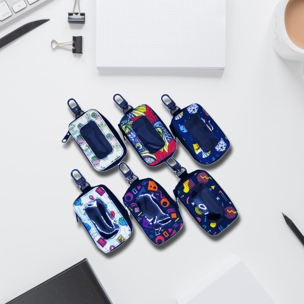 Tasya* Dompet Stnk Keyless Motif Motor Mobil Universal