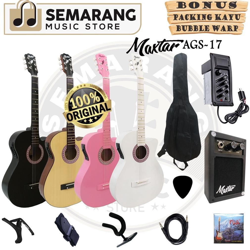 NEW Gitar Akustik Elektrik Maxtar AGS-17 Original / Gitar Akustik Original / Gitar Akustik Termurah