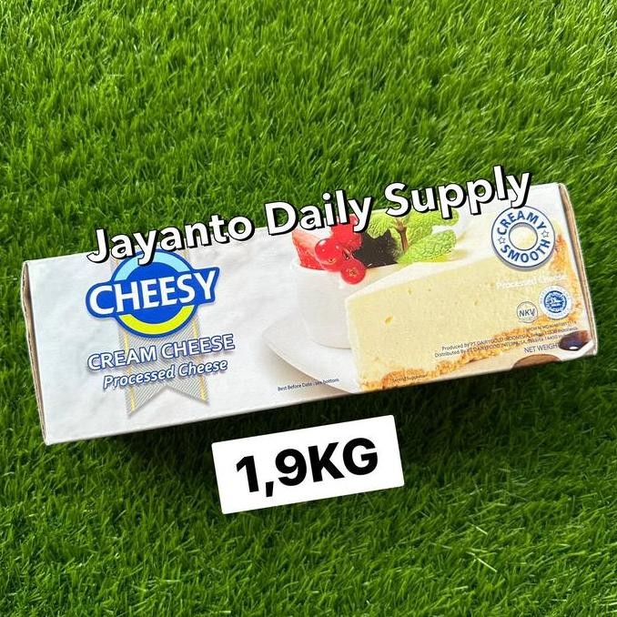 

Sale Cream Cheese Cheesy 2Kg / Krim Keju Cheesy / Keju Olahan - 100% Halal