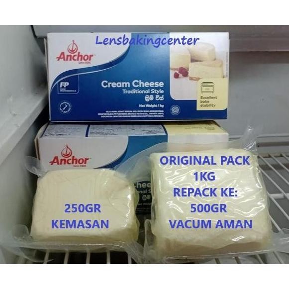 

Grosir Anchor Cream Cheese/Cream Cheese Anchor 500Gram / 500 Gram Repack