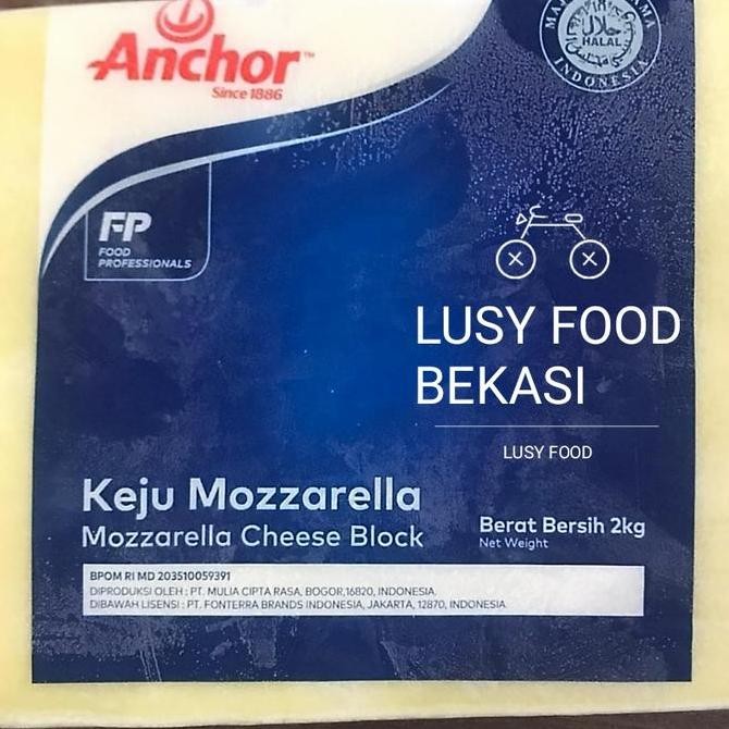 

Grosir Keju Mozarella Anchor 2Kg