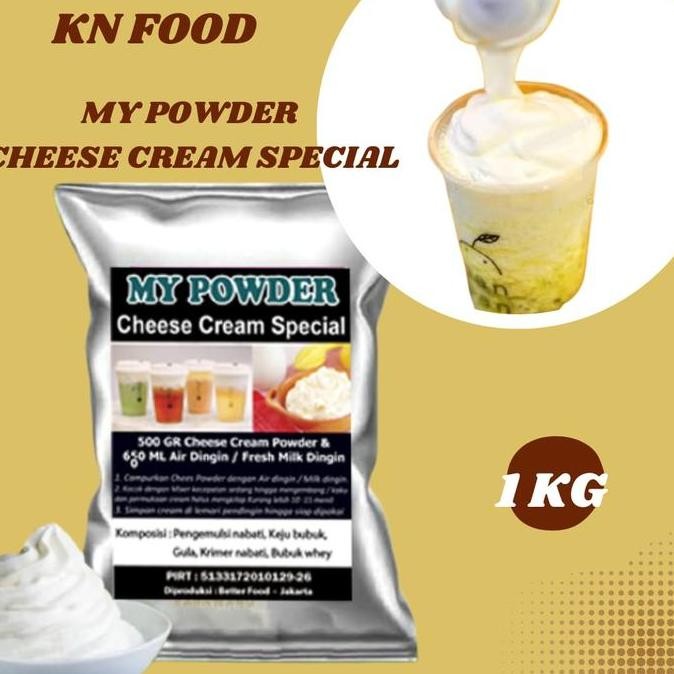 

Grosir 10 Kg Topping Cheese Tea Special - Bubuk Cream Cheese Tea Foam 10 Kg