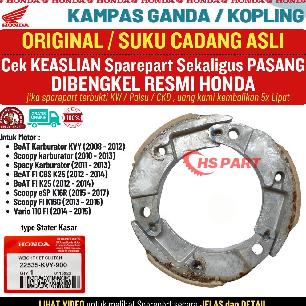 Kampas Otomatis Kampas Ganda Beat Karbu Original Scoopy Karbu Spacy Karbu Kampas Ganda Beat Fi Origi
