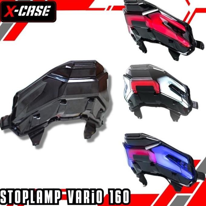 X-Case Lampu Wd109 Stoplamp Honda Vario 160 New LAZY RGB Led 3 In 1 Chip Tail Lht Turn Snal Motor Mo
