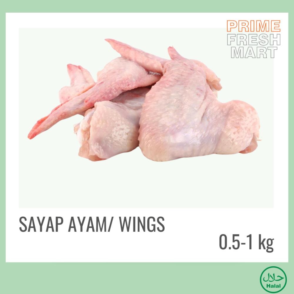 

Original Sayap Ayam Potong Siap Masak Wings Ayam Broiler Frozen
