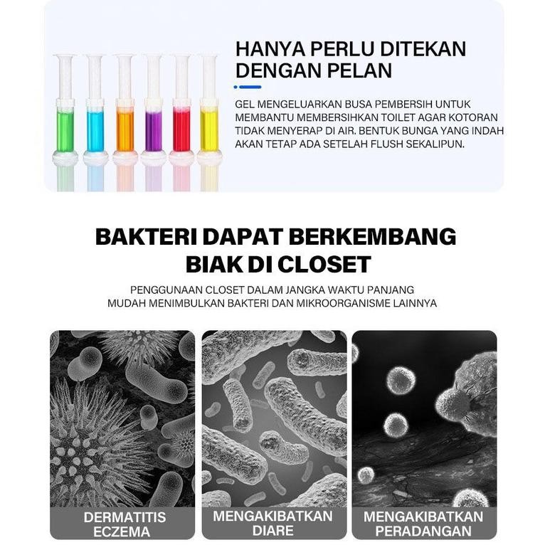 Hot Sale  Art-046 Gel Pengharum Closet Parfume Toilet Fragrance Gel Cleaner Closet Pewangi Aromatic 