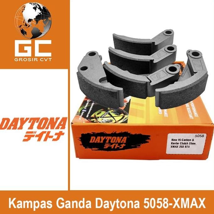 DAYTONA Kampas ganda Yamaha XMAX 250 B74 5058 New Karbon Kevlar