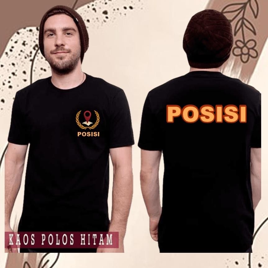 Promo Kaos Pria T-Shirt Plesetan Polisi Posisi Luur Maps Murah Terbaik Terlaris Bagus Kaos Lululucua