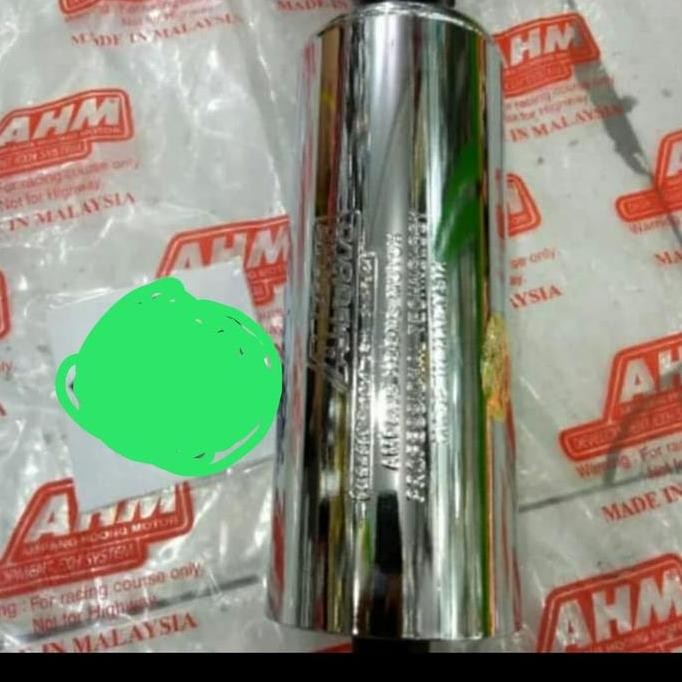 KNALPOT AHM SATRIA 2 TAK SATRIA HIU AHM ASLI MALAYSIA