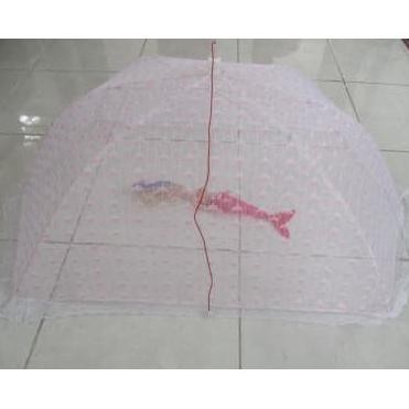 Kelambu Bayi Tarik Anti Nyamuk Bahan Kilap & Kuat | Bayi Tidur Pulas AST