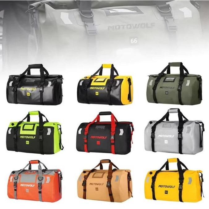 Dry Bag Motor Motowolf Mdl 0717 Tas Touring Traveling Waterproof 40L