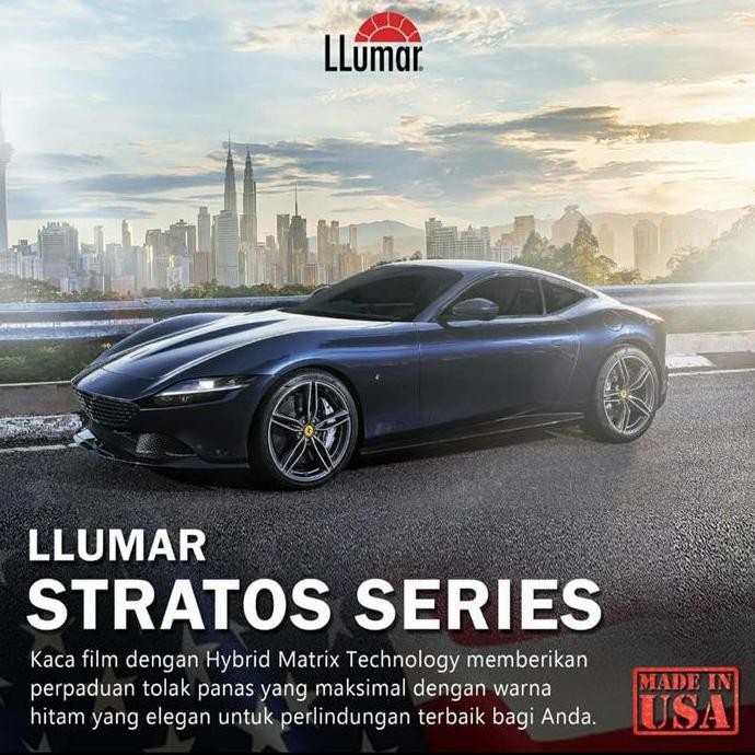 // Kaca Film Mobil Llumar Kaca Depan Stratos Series Resmi Original //