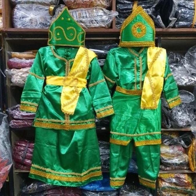 Pakaian Adat Riau Anak TK SD // Pakaian Adat Melayu Anak