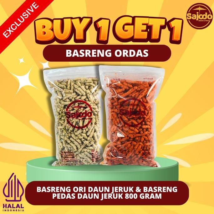 

Terlaris [Eksclusive] - (Buy 1 Get 1) Basreng Pedas 400 Gr Gratis Basreng Ori 400 Gr Sajodo Snack & Food Cemilan Makanan Best seller
