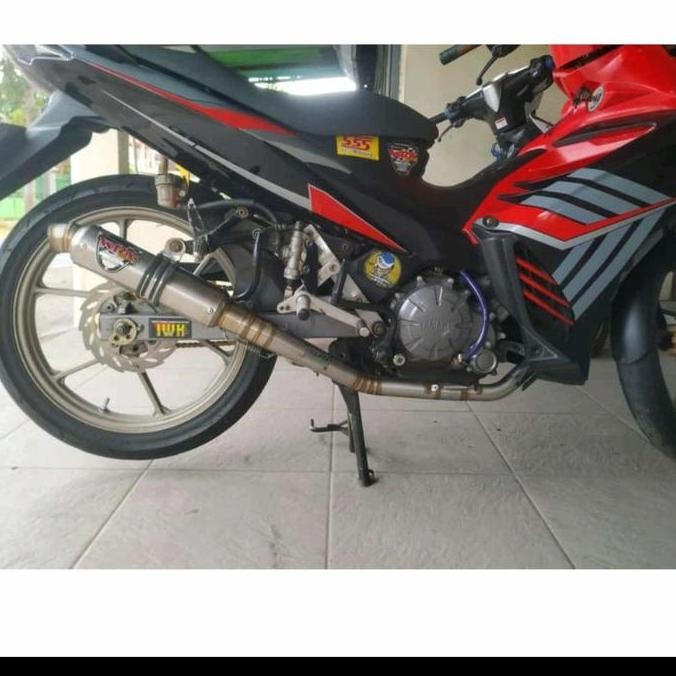 LEHER KNALPOT MAFIA RACING EXHAUST ORI SATRIA F,MX NEW,OLD ,KING SONIC