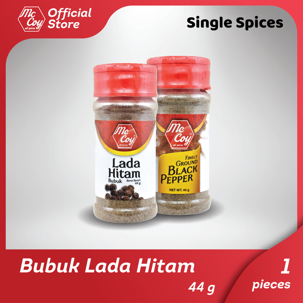 

McCoy Lada Hitam Bubuk – Bumbu Dapur Premium | Tajam & Aromatik