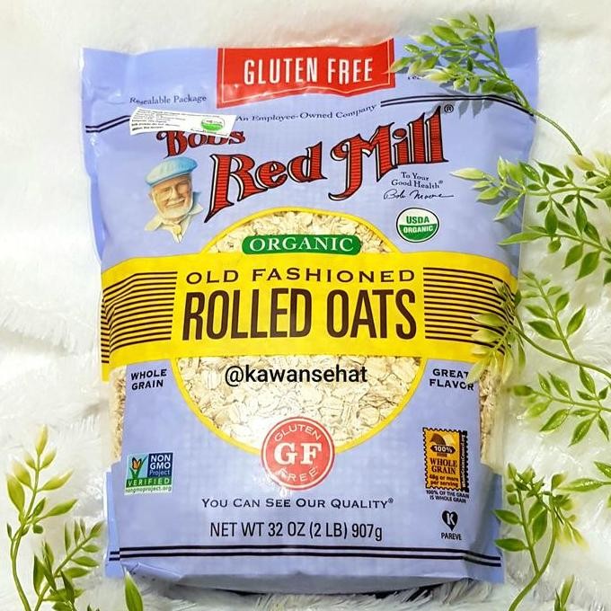 

Bob'S Red Mill Organic Old Fashioned Rolled Oats Gluten Free 907Gr Best Seller