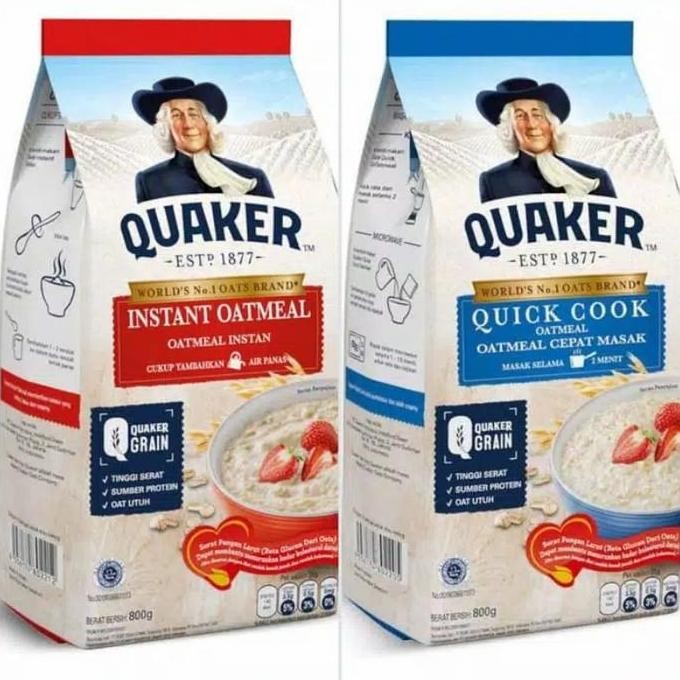 

Quaker Instant / Quick Cook Oatmeal 800 Gr Promo