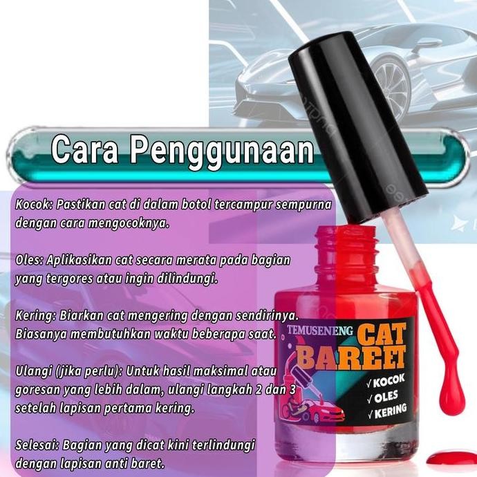 New Model !!!! Cat Oles Hijau Tua Metalik Pengilang Baret Lecet Mobil Praktis Scratch Remover 09630 