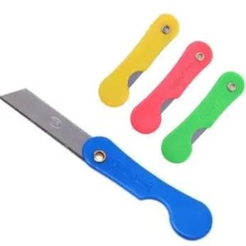 

New Model !!!! Cutter Lipat Mini Pisau Lipat Kecil Silet Cuter Serbaguna Warna Tanpa Kabel Stainless
