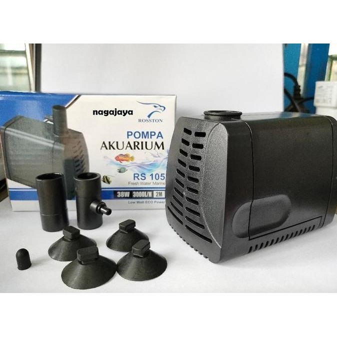 Pompa Filter Celup Aquarium Rosston 105 Rs 105 Original