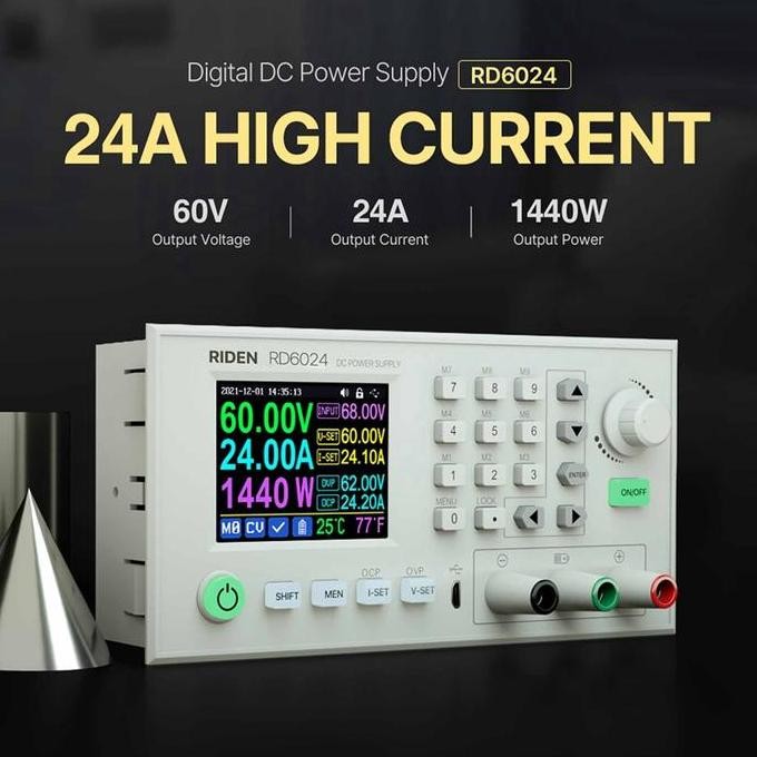 Module Power Supply Adjustable Dc 24A 60V - Riden Rd6024 Terbaru
