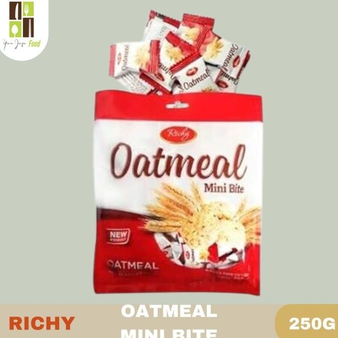 

Richy Oatmeal / Oat Meal / Mini Bite / Mini Bite Cheese / Sereal / Creaker / Snack / Import Vietnam Kemasan 220G/250G Terbaru