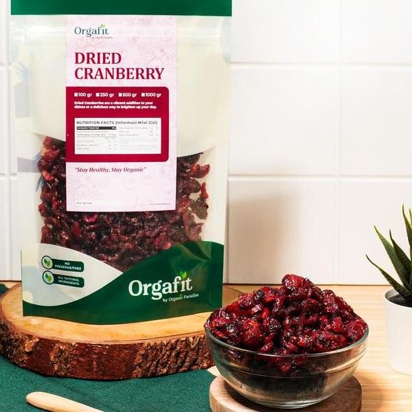 

Dried Cranberry 1 Kg Buah Kranberri Kering 1 Kg Usa Organic Paradise