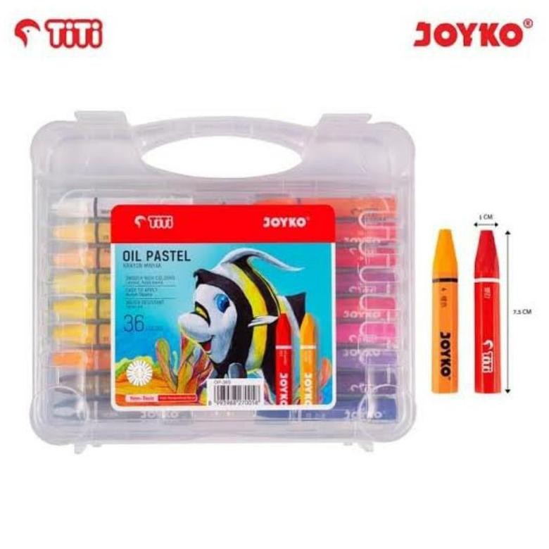 

Oil Pastel Krayon Minyak Joyko TiTi OP-36S 36 Warna Colors SV9
