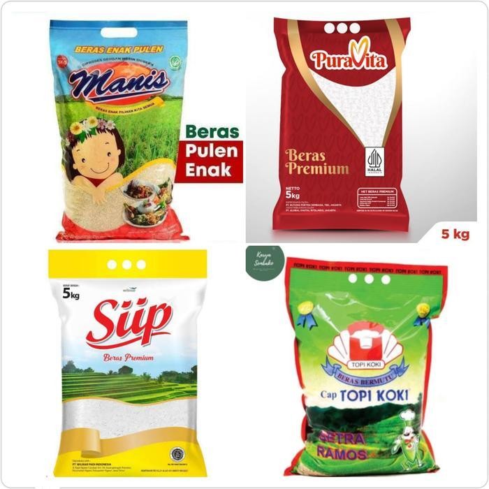 

Beras Sania Anakraja Pandanwangi Fortune Gentongrezeki Dll 5Kg