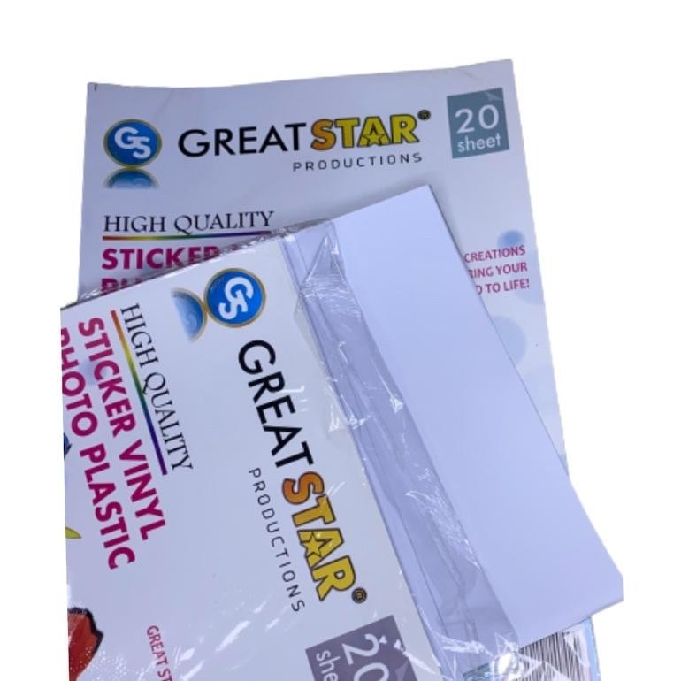 

Sticker Vinyl A4/20 Lembar (Polos) SV9