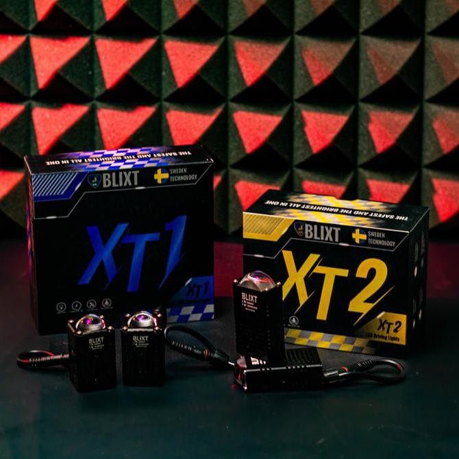 BLIXT MINI PROJIE LASER XT1 XT2 BLUE LENS LED PROJECTOR MOBIL MOTOR LAMPU TEMBAK SOROT GRILLE GRIL G