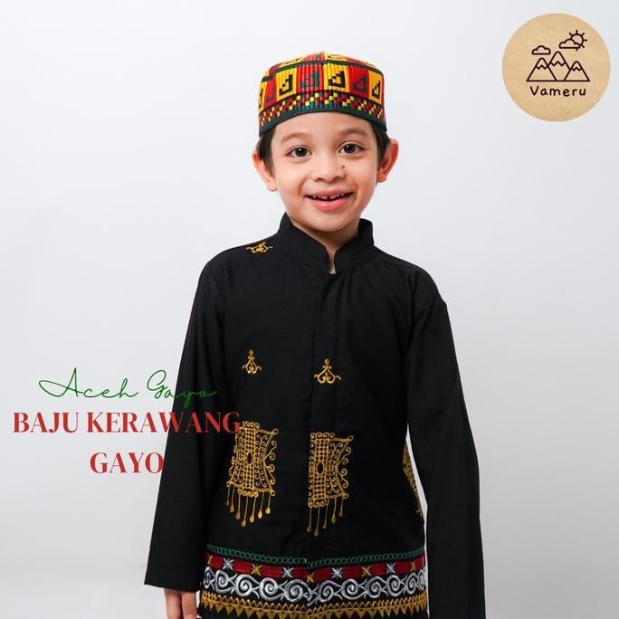 BAJU ADAT ANAK LAKI LAKI ACEH GAYO KERAWANG