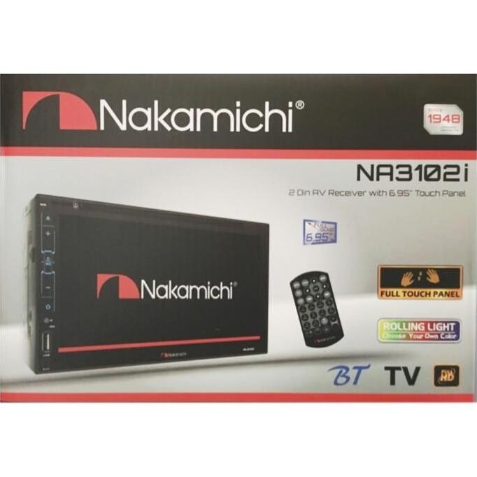 Tv Mobil/Dvd Double Din/Headunit Nakamichi Layar 6.9 Inch Type Na3102I