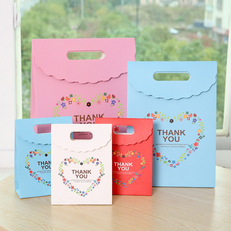 

PAOPAO Paperbag Motif Tutup Thank You Love Bunga Flowers Premium Design