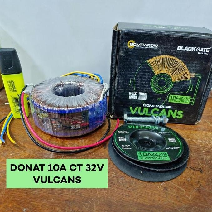 Trafo Donat Toroid 10A Ct 24-32V Bombardir Vulcans Vulcan 32V Bell Bgr Terlaris
