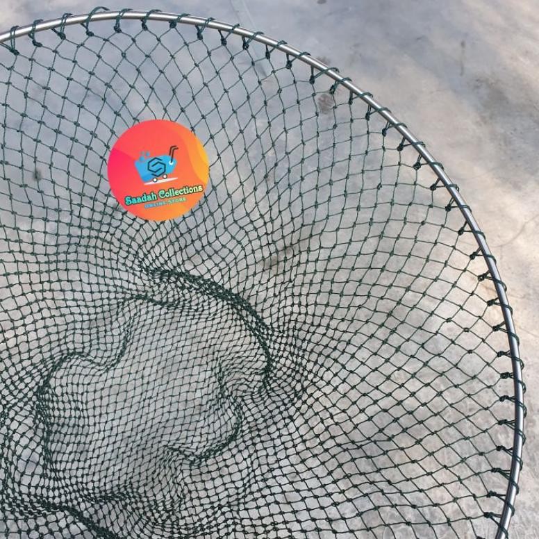 Jkm_12 Jaring Serok Ikan Besar Besi Stainless Benang Tebal Dal-88