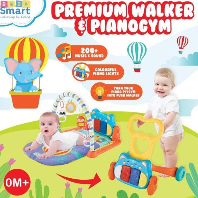 Bebe Smart Walker & Pianogym/PLAYMAT/PUSH WALKER